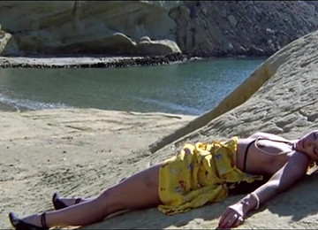 Vintage Pornstar In Stockings Shows Her Hairy Pussy