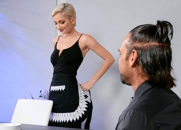 Skye Blue Drops Her Panties To Be Fucked Hard On The Table