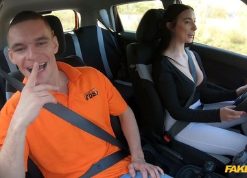 Instructor Cheats With Steamy Student 1 - Fake Driving School