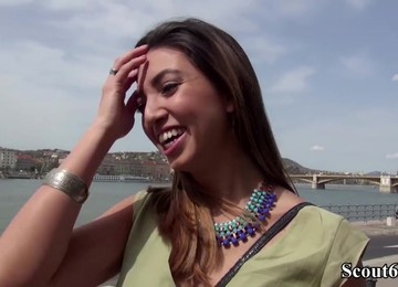 GERMAN SCOUT - CUTE TEENAGER FRIDA SANTE GET ASSFUCK NAIL AT FAKE MODEL CASTING - Frida Sante