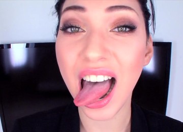 Slutty Brunette Sasha_nexx - Amateur Pov Handjob With Cumshot