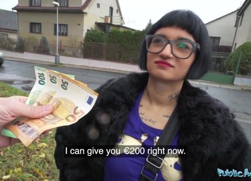 Public Agent Sexy Slut Candy Scott Has Her Tight Pussy Filled By A Big Cock - Big Tits