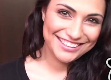 This Amateur Brunette Teen Has Fat Tits And A S