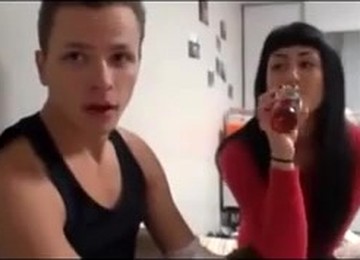 Amateur Threesome Sex With Teen Students In The Dorm