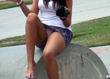 Teen In Funny Panties POV Porn Video