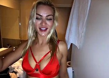 Cherry Kiss Unexpectedly Meets Two Strangers Who Fuck Her On The Bus And DP In The Hotel!