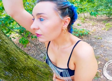 Public Squirt, Blue Hair