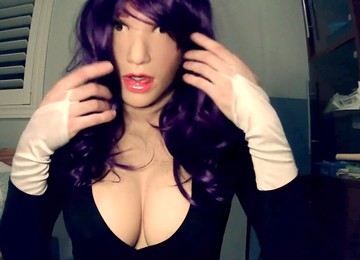 Rubber Doll, Female Mask Bondage