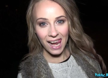 Cheeky Brit Gets A Having Intercourse 1 - Public Agent