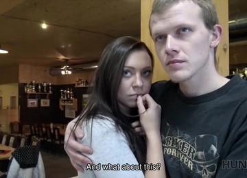 HUNT4K. Cutie Makes Love With Stranger To Earn Cash...