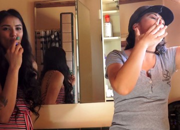 Smoking Oxygen Mask, Smoke Cough