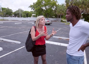 Hardcore Interracial Fucking In The Van With Busty Blonde Kayla Keys