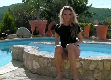 Summer Fun Solo Scene With The Beautiful Blonde Nessy Wild