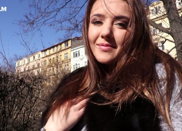 Magnificent Young Redhead Babe On The Street Feels Eager For Lesbian Passionate Action