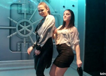 Lewd Bitches Dance In The Clothes Under The Water And It Looks Hot