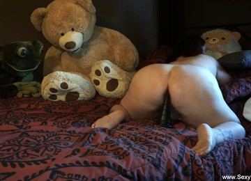 Sexy Bbw Asshole Training On Christmas - Sexynebbw