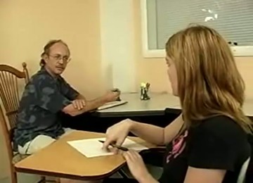 Kinky Blonde Slut Punished Her College Teacher For Being Pervert