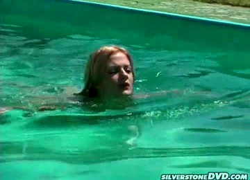 Filthy Harlot Fucks The Pool Guy.