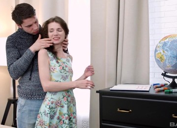 Sofy Topp Is A Petite Vixen Seduced For A Nice Fuck