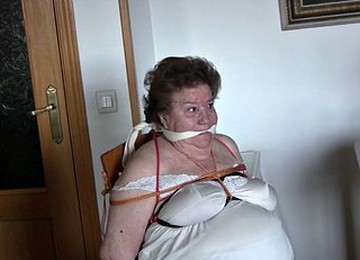 Grandma Bound And Gagged