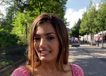 Hardcore MMF Threesome With Penelope Cross Wearing Lingerie