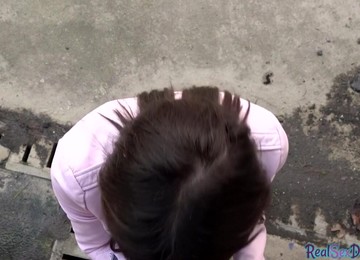 Tattooed POV Babe Gets Fucked In Public 4 Cash After Casting