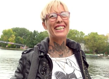 Inked Punk Old Lady Hot Porn Video