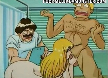 Blonde Anime Girl Rides A Cock Before BDSM