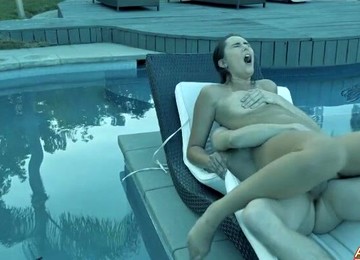 Anastasia Black Enjoys While Getting Fucked By The Pool - HD