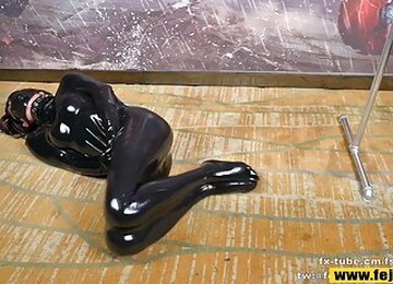 Fejira Com Latex Vacuum Sleeping Bag Bondage