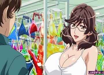 Huge Titted Hentai Brunette