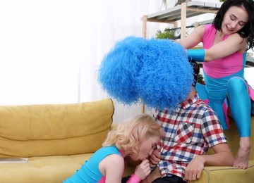 [censored] Sex Parties - Sara Rich - Milana - College Cheerleaders Threesome