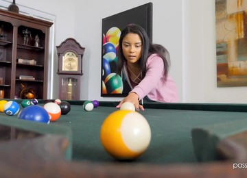 Latina Babe Maya Bijou Gives Head And Shows Peach Ass In Doggy Position