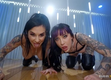 Joanna Angel Shares BBC With Charlotte Sartre