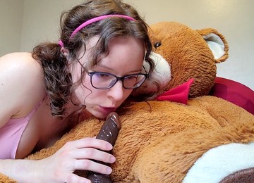 Nerdy Teen, Fucking Stuffy, Teen Orgasm