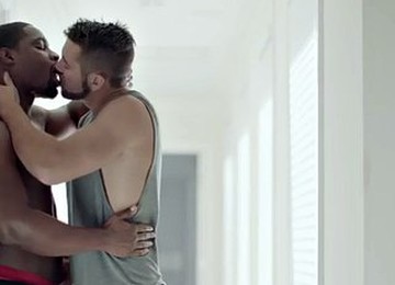 Sturdy Ebony Barebacks Stockings After Getting A Handjob