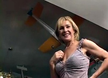 Blonde Milf Takes Cock In Her Hairy Pussy And Swallows Cum HI Dino Bravo