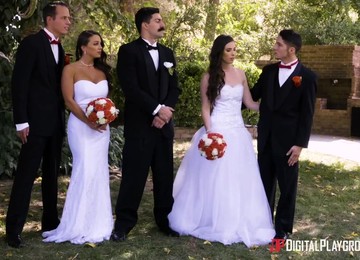 Whorish Bride With Nice Ass Is Ready For Quite Wild Hard Doggy Sex