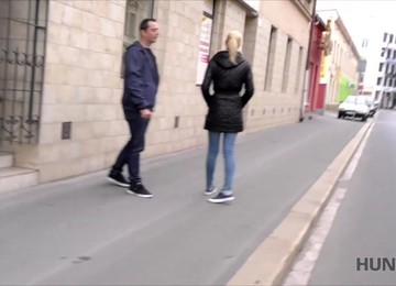 Sweet Revenge In Front Of Her Boyfriend´s Eyes.