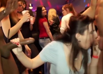 Shy Partyteen Tugging Black Cock At Gloryhole