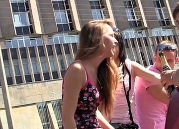 Teens Sex In The Car At A Picnic