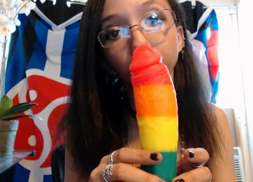 Toys, Gagged Drooling, Blowjob