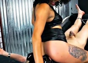 Cruel Mistress Face Farts In Her Slave Ass