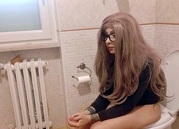 In The Bathroom With Aunt Edwiga