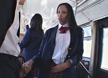Sexy Babe Fucked In Public Train