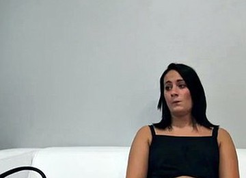Dark Haired Newcomer Fucked Hard At Audition