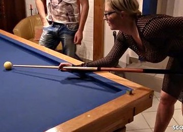 German Curvy Bbw With Saggy Tits And Amateur Teen Threesome