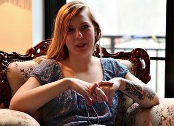 Horny Amateur Working Her Hairy Pussy With Big Vibrator