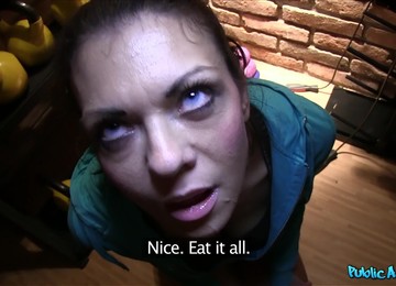 Public Agent - Fitness Babe Gets Her Breasts Out And Fucks Fake Instructor 2 - Corazon Del Angel