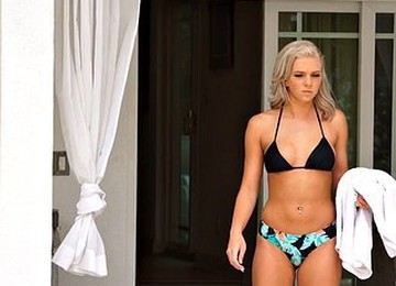 Lesbian Licks And Masturbates Nudist Latina Teen Neighbor